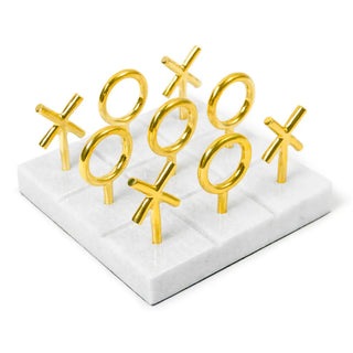 Jonathan Adler Bras Tic- Tac- Toe Set Marmor Jonathan Adler  Galerie Roschlaub