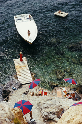 Coming Ashore - Slim Aarons Galerie Roschlaub  Galerie Roschlaub