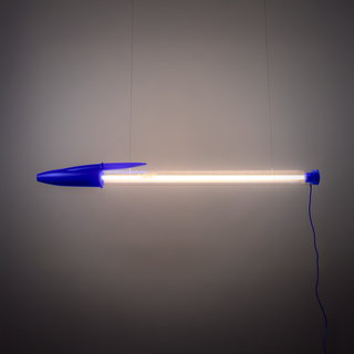 Seletti x BIC Lampe - Blau