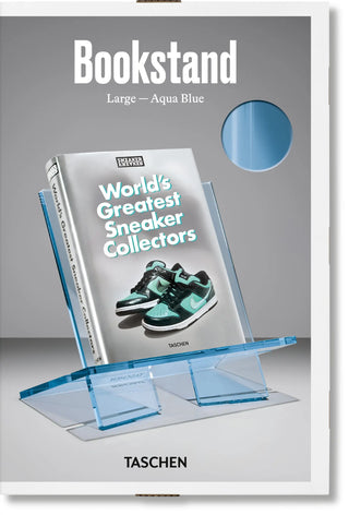 Bookstand. Large. Aqua Blue Taschen  Galerie Roschlaub