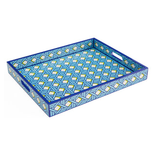 Basketweave Lacquer Tray Galerie Roschlaub  Galerie Roschlaub