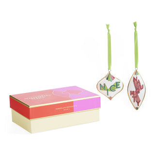 Naughty and Nice Ornaments