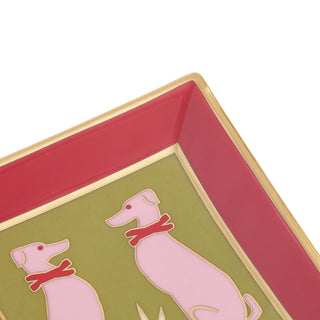 Playa Greyhounds Square Tray