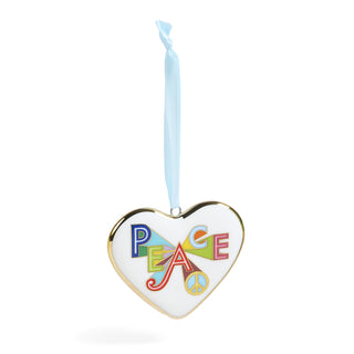 Peace and Love Ornament
