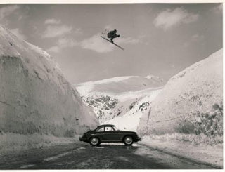 Hans Truöl: Der 356 Porsche Sprung mit Egon Zimmermann am Arlbergpass, 1960